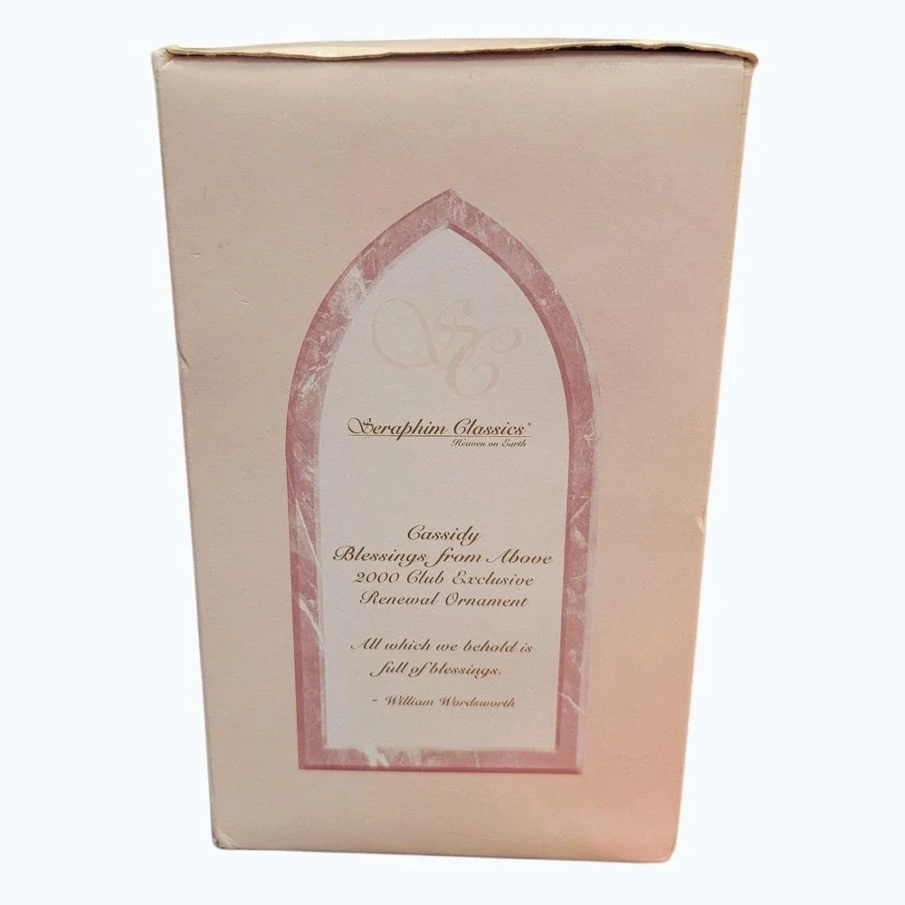 Seraphim Classics Cassidy Blessings From Above 2000 Club Exclusive Ornament COA